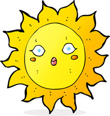 cartoon sun