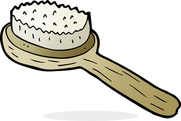 cartoon old brush