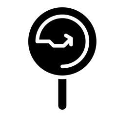 market research glyph 