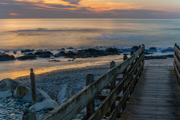 long exposure at the ocean