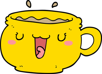 cute cartoon coffee cup
