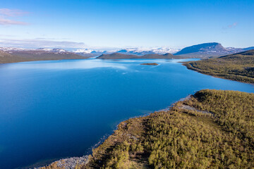 Obraz premium view of the lake
