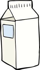 cartoon milk carton