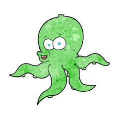 textured cartoon octopus