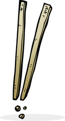cartoon chopsticks
