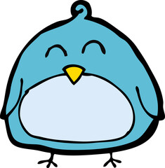 funny cartoon bird