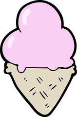 cartoon ice cream