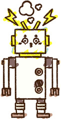 Robot Chalk Drawing
