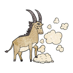 textured cartoon antelope