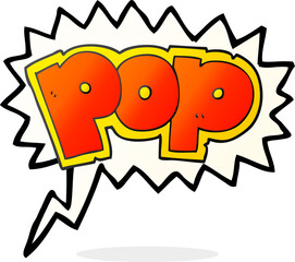 speech bubble cartoon POP symbol