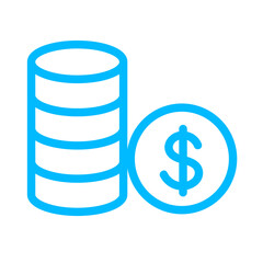 money business icon with black outline style. business, vector, group, icon, set, symbol, people. Vector illustration