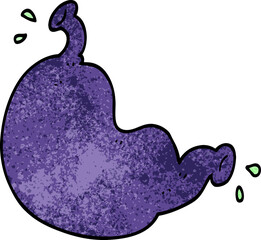 cartoon doodle organ