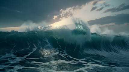 Flowing Waves and Currents, A Captivating Collection AI Generated
