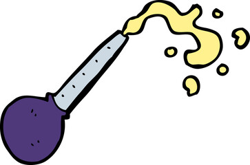 cartoon pipette