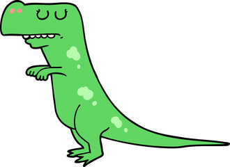 cartoon dinosaur