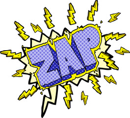 comic book speech bubble cartoon zap symbol