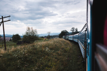 railroad in the mountains