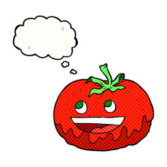 thought bubble cartoon tomato