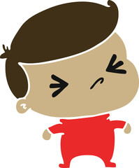 cartoon of a kawaii cute cross baby