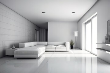 Fototapeta na wymiar modern loft interior design