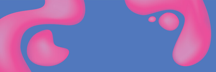 abstract banner in pop colors - modern design