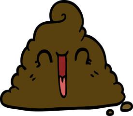 cartoon doodle poop