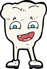 cartoon happy tooth