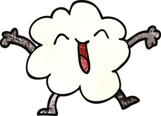cartoon doodle expressive weather cloud
