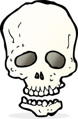 cartoon skull