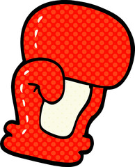 cartoon doodle boxing glove