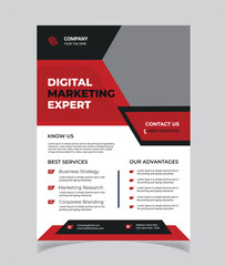 Creative Business flyer template with modern