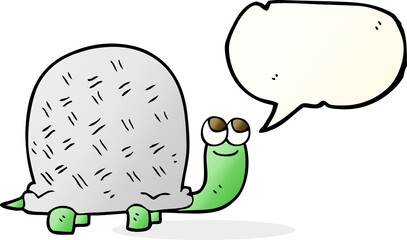 speech bubble cartoon tortoise