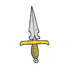 cartoon dagger