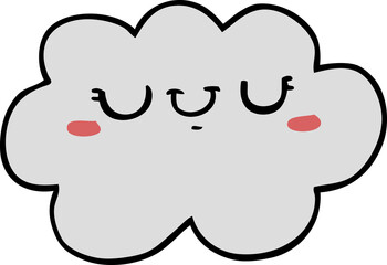 cute cartoon cloud
