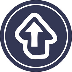 direction arrow circular icon