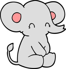 cute cartoon elephant