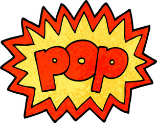 grunge textured illustration cartoon pop symbol