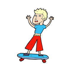 cartoon skater boy
