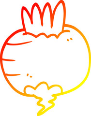 warm gradient line drawing cartoon swede