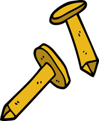 cartoon doodle nails