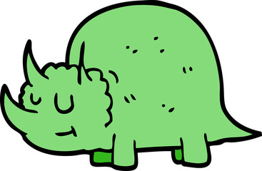 cartoon doodle prehistoric dinosaur