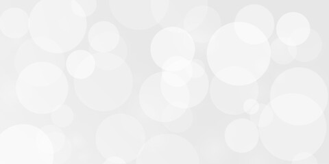 White Bokeh Pattern Abstract Background. Modern Wallpaper. Valentines Banner. Christmas. Celebration. Vector Illustration