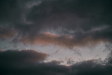 Evening sky. Natural texture background.