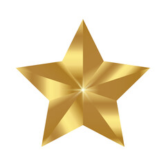 bright shining golden star