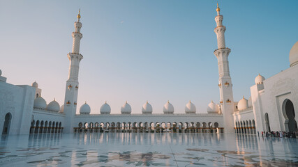 Sheikh Zayed Mosque in Abu Dhabi 