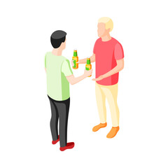 Isometric Beer Party Icon
