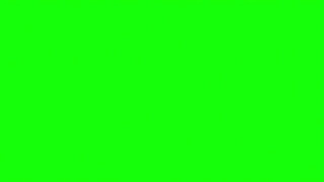 Made in France - Stamp. Signed Stamped Text Animation of Wooden Stamps. Red ink on White Paper and Green background for easy further processing.