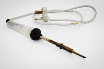 Soldering Iron Kit on white background