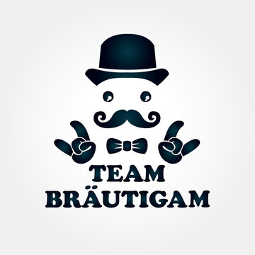 Team Bräutigam Groom Vektor