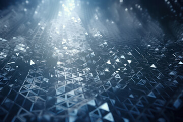 Obraz premium Abstract Gray Background with Triangle Pattern